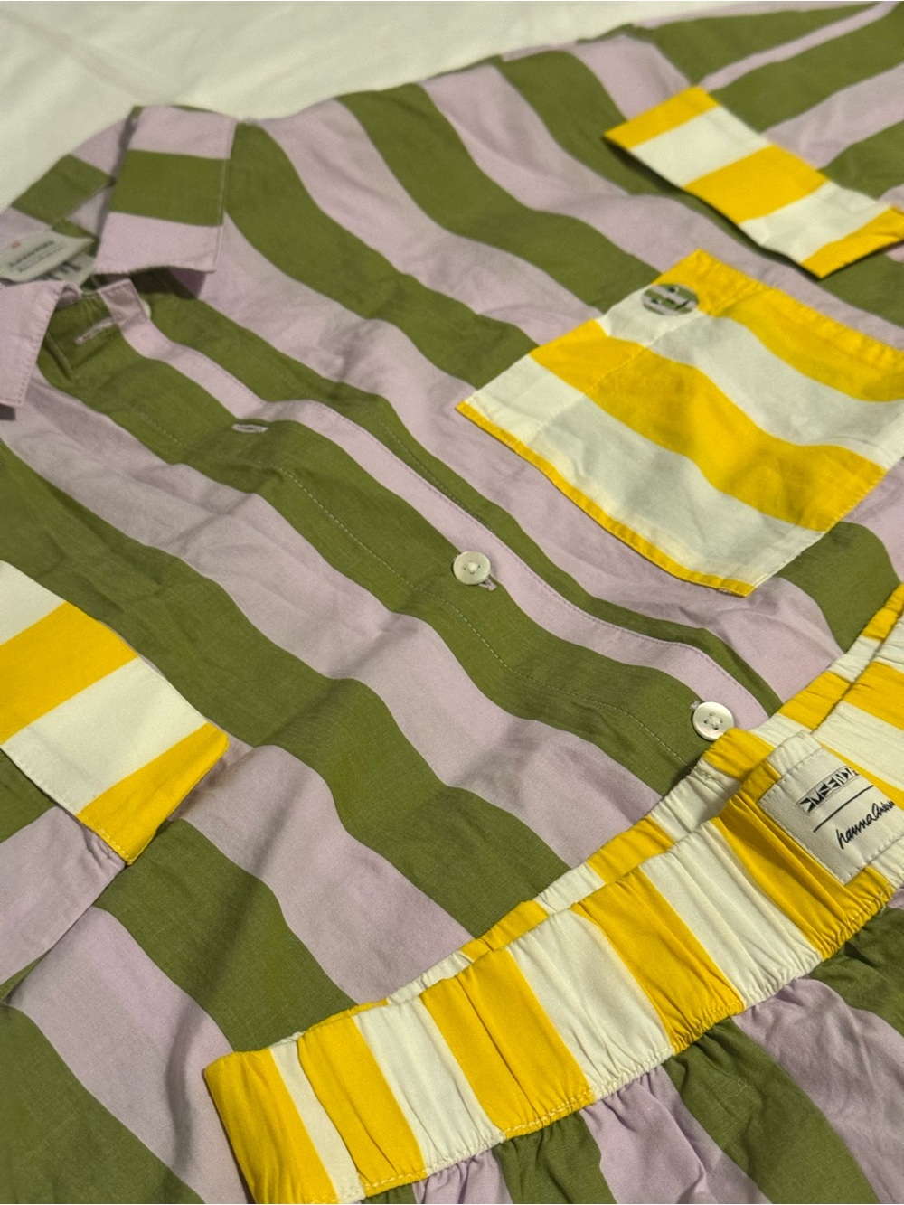Hanna Andersson x Dusen Dusen Striped Women’s Pajama Set - Picture 6 of 8